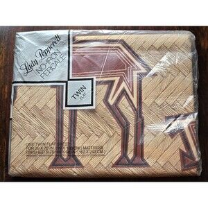 Lady Pepperell Magambo Twin Flat Sheet Vintage